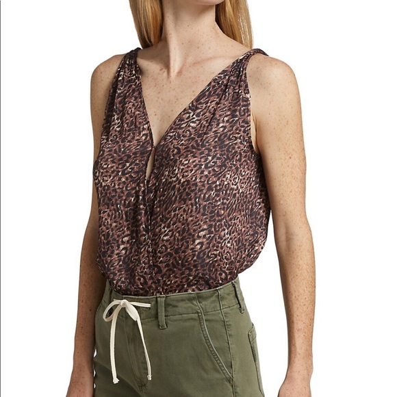 Paige Nadynne Animal Print Body Suit Sleeveless M - Picture 2 of 13